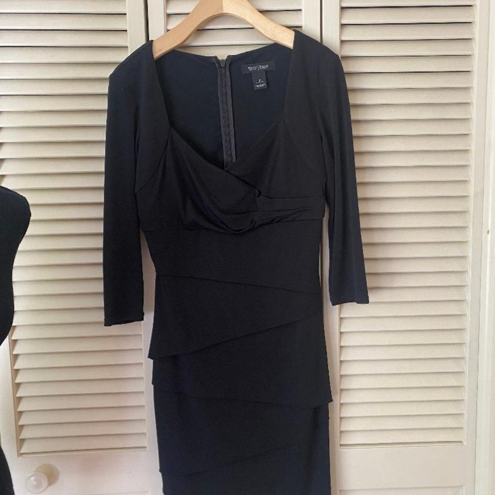 WHBM slimming black dress